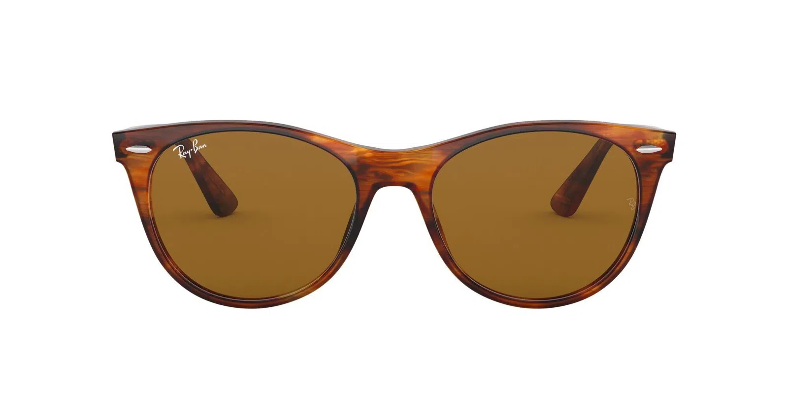 Ray-Ban Wayfarer Ii 2185 Sunglasses - Havana On Trasparent Light Bro - view 37